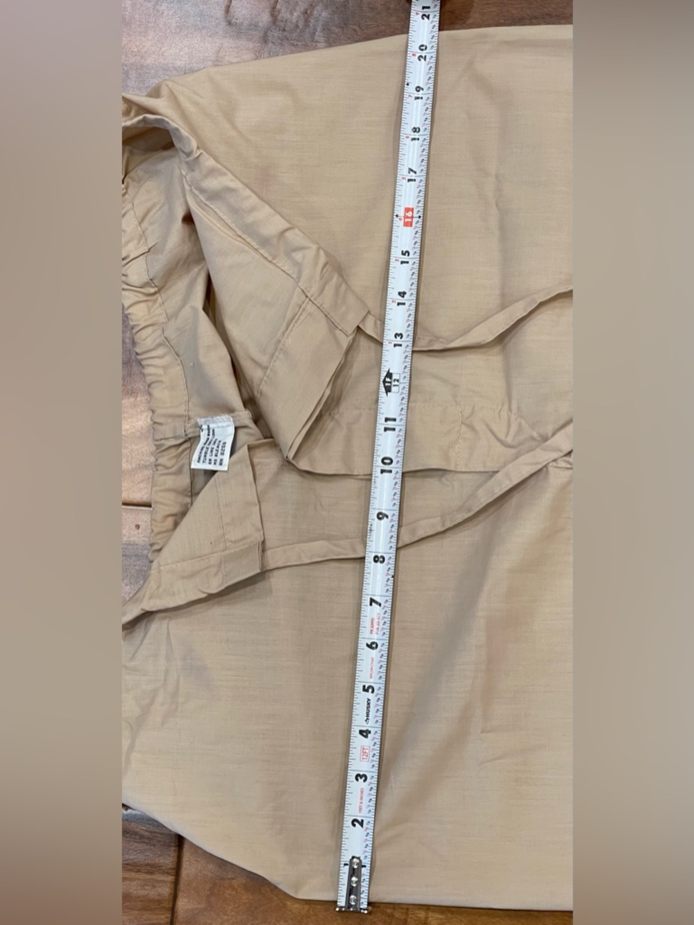 Vintage 70’s Pierre Cardin 2 piece Men’s M beige pajama set - Picture 8 of 9